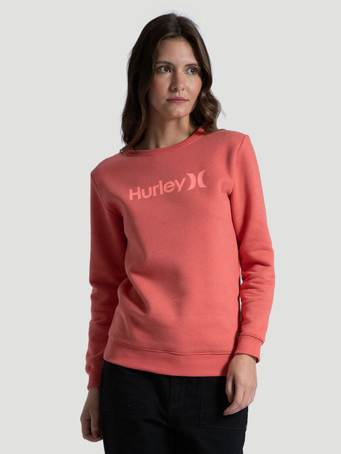 Moletom Careca Hurley ONE ONLY Rosa – Hurley Brasil
