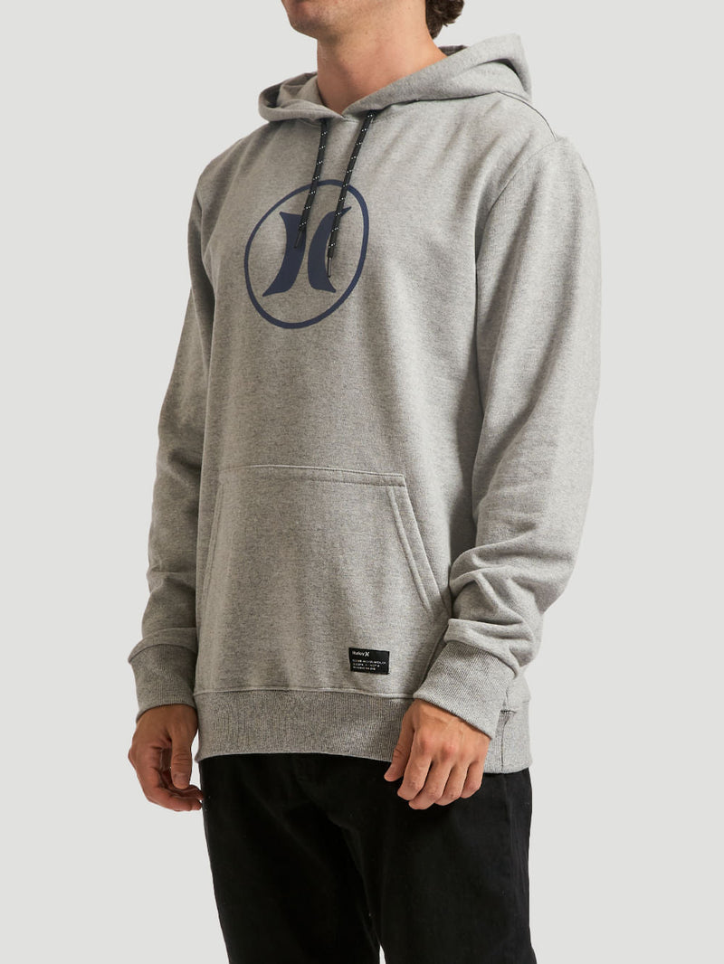 Moletom Canguru Hurley Circle Icon Cinza