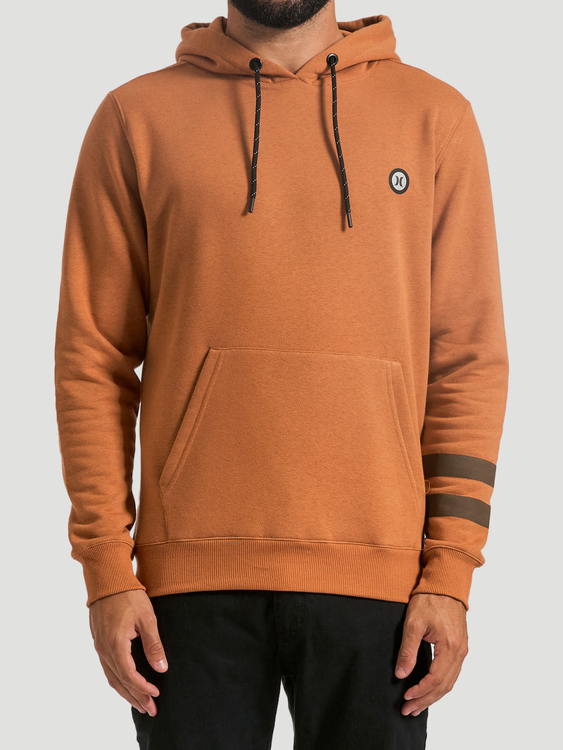 Moletom Canguru Hurley Heat Transfer Ocre
