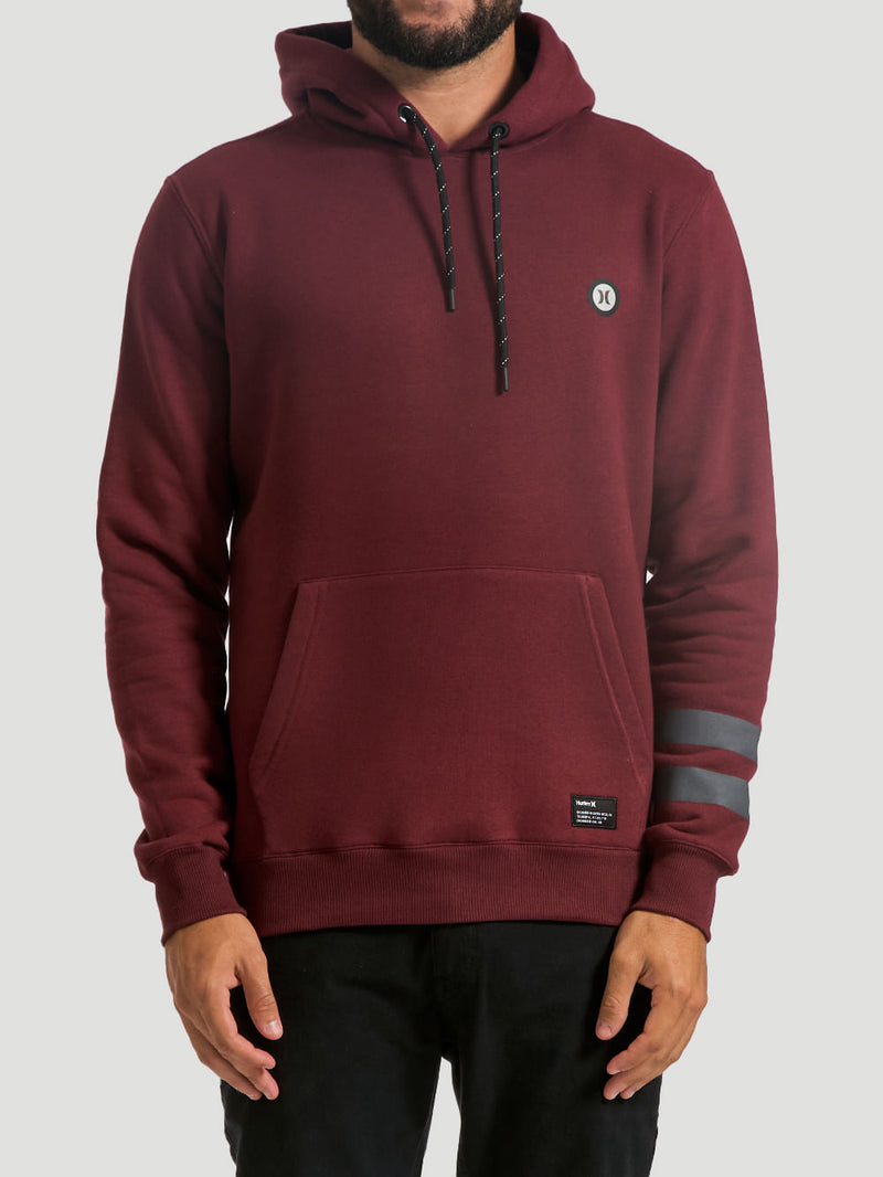 Moletom Canguru Hurley Heat Transfer Vinho