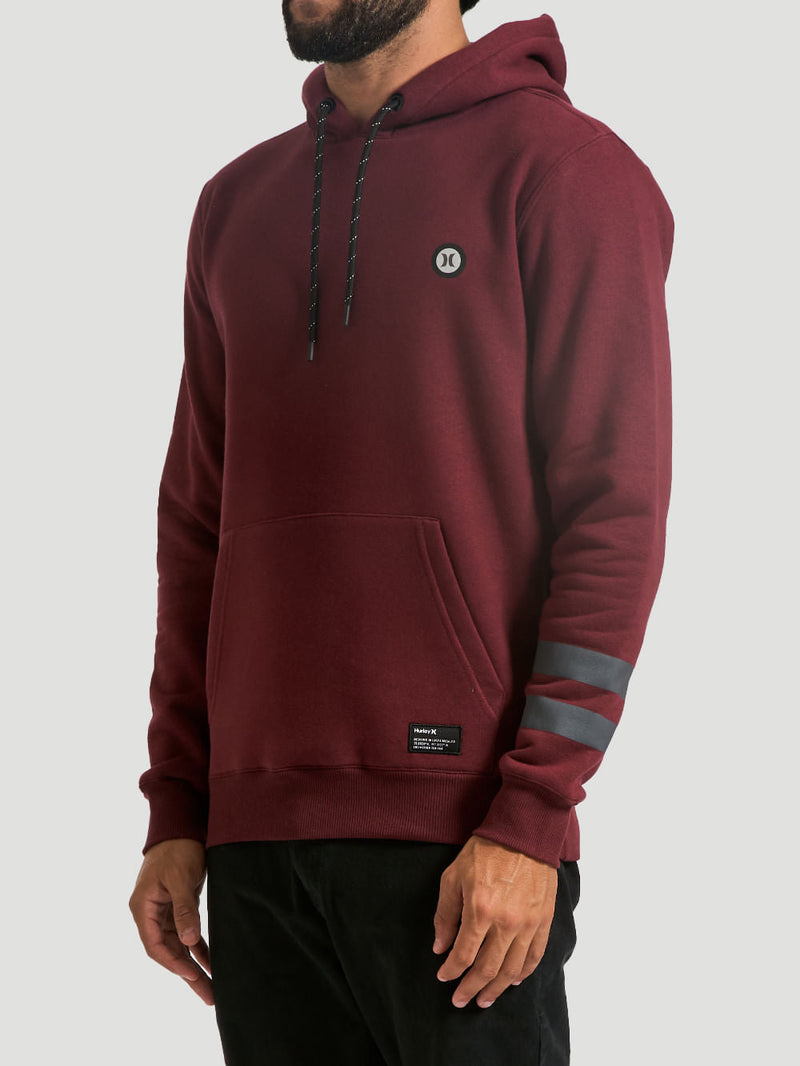 Moletom Canguru Hurley Heat Transfer Vinho