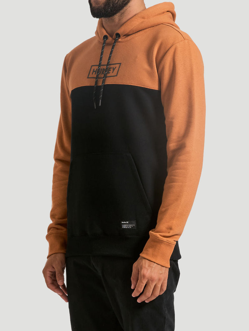 Moletom Canguru Hurley Mini Box Ocre