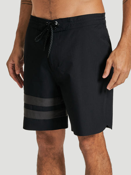 Boardshort Hurley Phantom Block Party Renegade 18" Preto