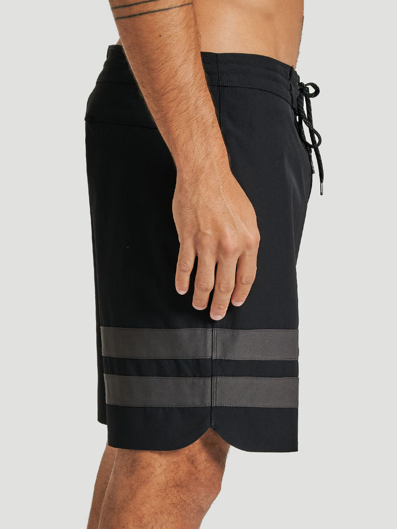 Boardshort Hurley Phantom Block Party Renegade 18" Preto