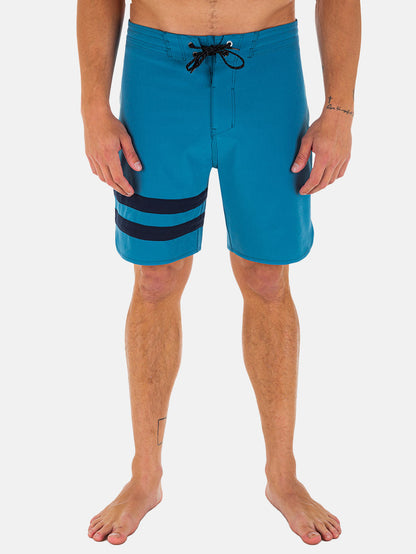 Boardshort Hurley Phantom Block Party 2.0 Solid 18" Azul