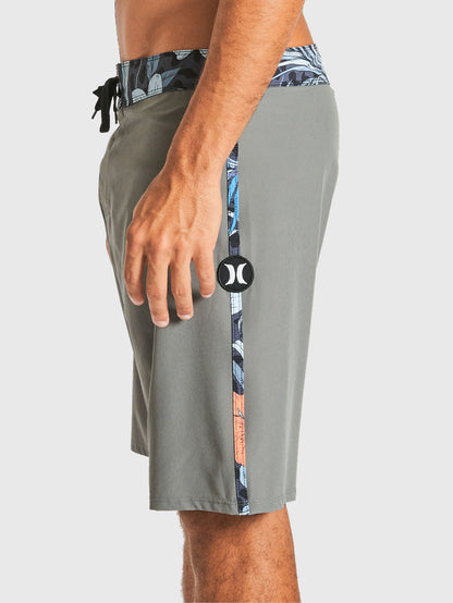 Boardshort Myrtle Stripe 19,5" Cinza