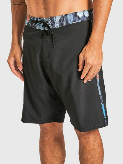 Boardshort Myrtle Stripe 19,5" Preto