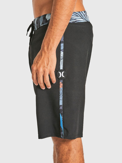 Boardshort Myrtle Stripe 19,5" Preto