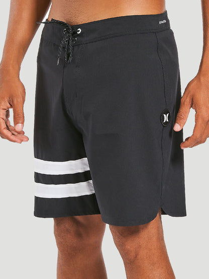 Boardshort Hurley Phantom Block Party 18" Preto