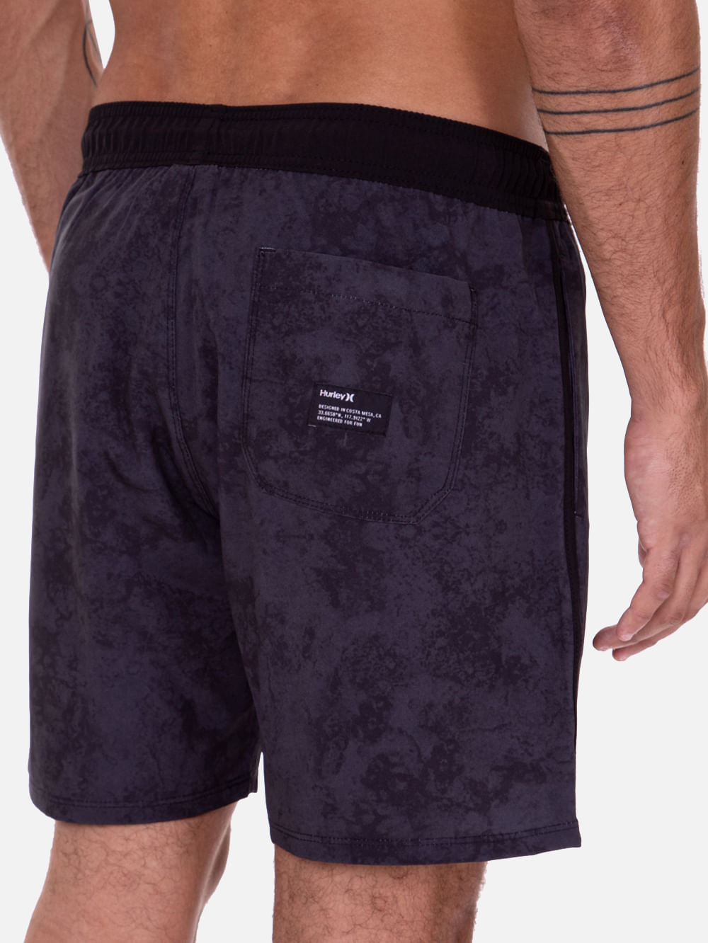 Shorts Hurley Earth 16.5" Preta