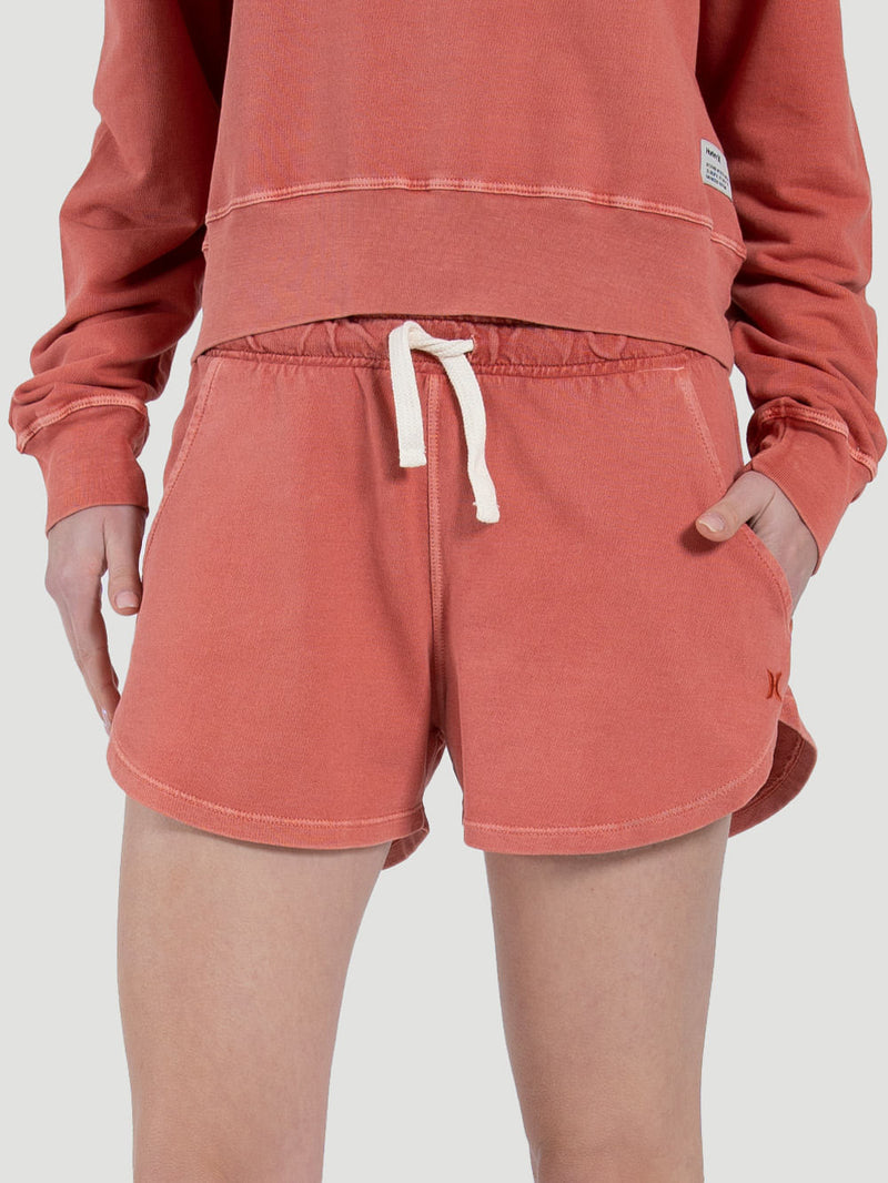 Shorts Moletom Hurley Dream Vermelho