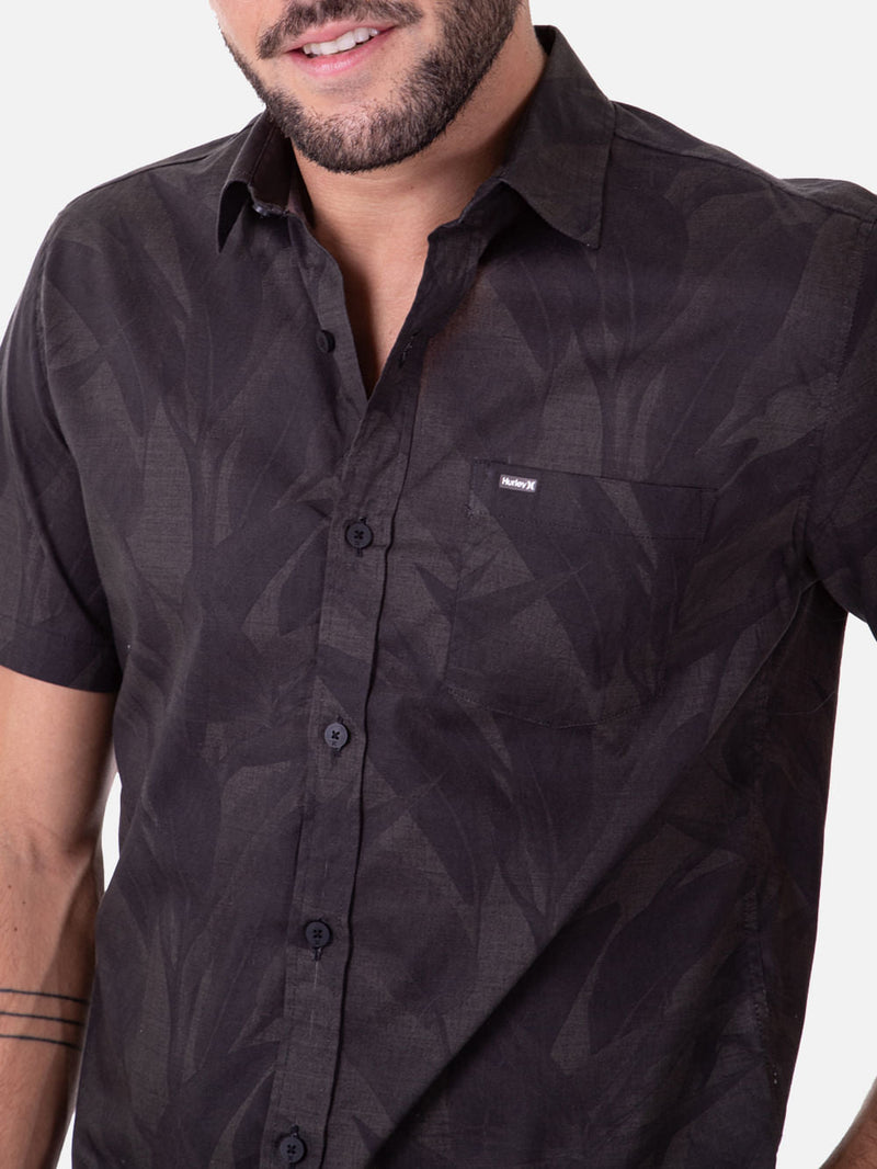 Camisa Hurley Shadow Preta
