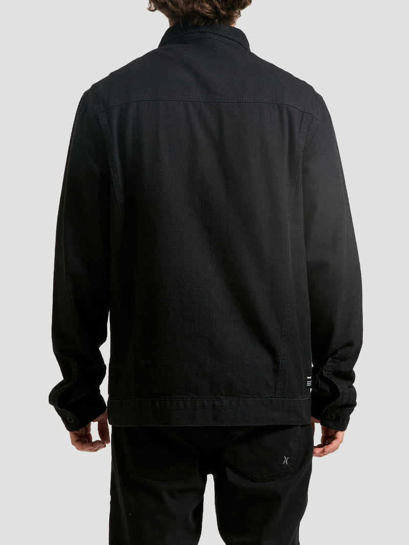 Jaqueta Jeans Hurley Hard Black
