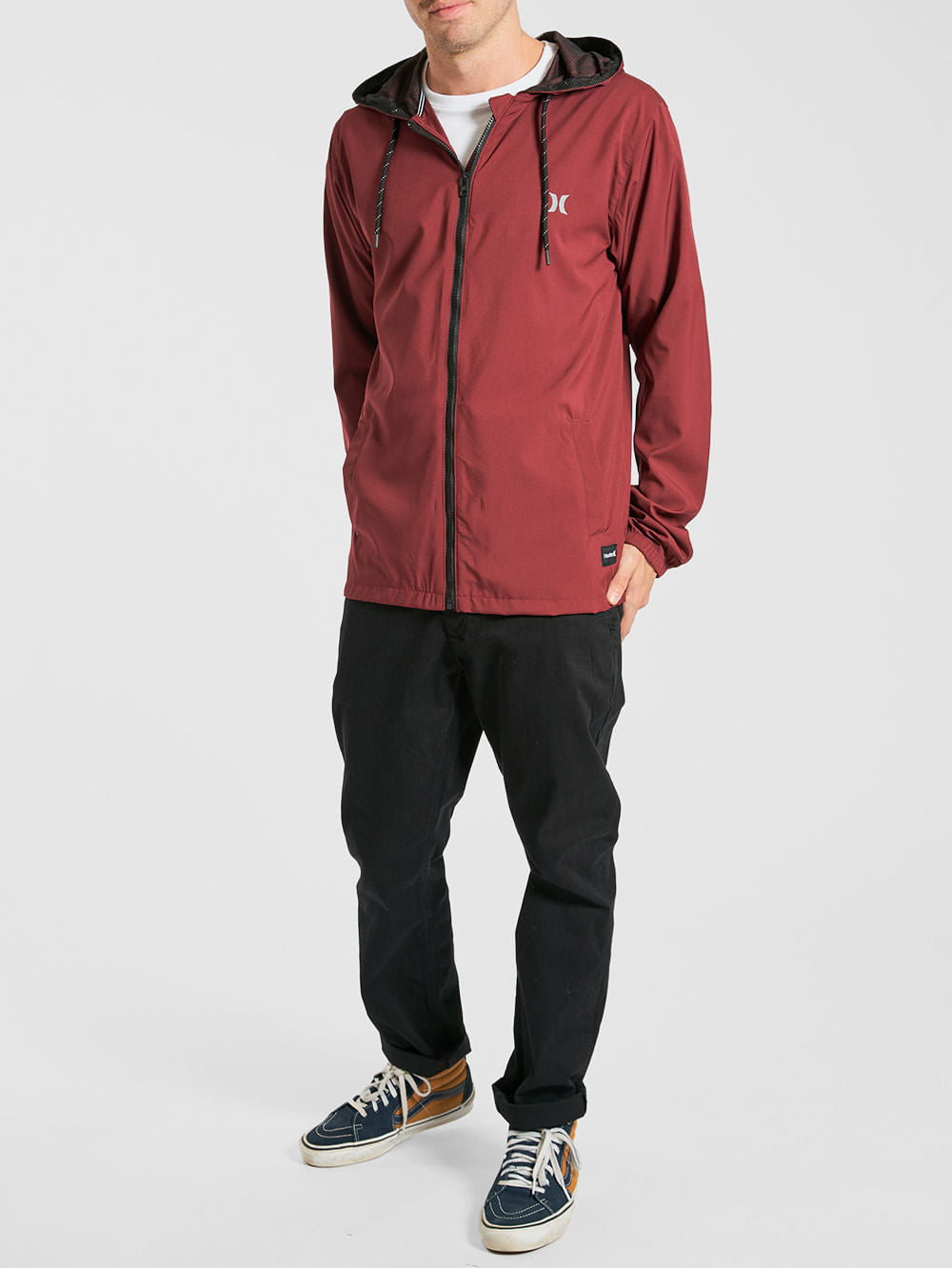 Jaqueta Windbreaker Hurley Cold Vinho