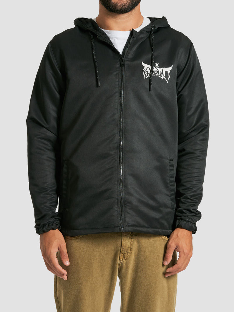 Jaqueta Hurley Windbreaker Toledo Prayers Preta