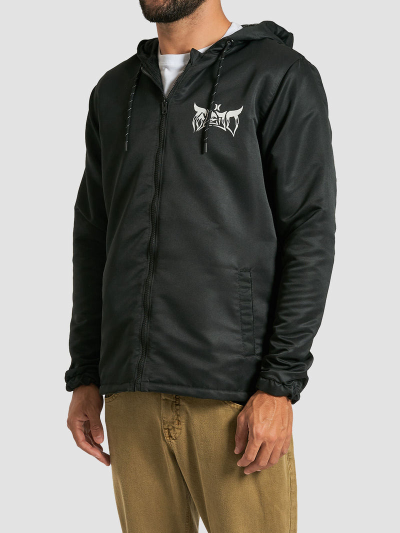 Jaqueta Hurley Windbreaker Toledo Prayers Preta