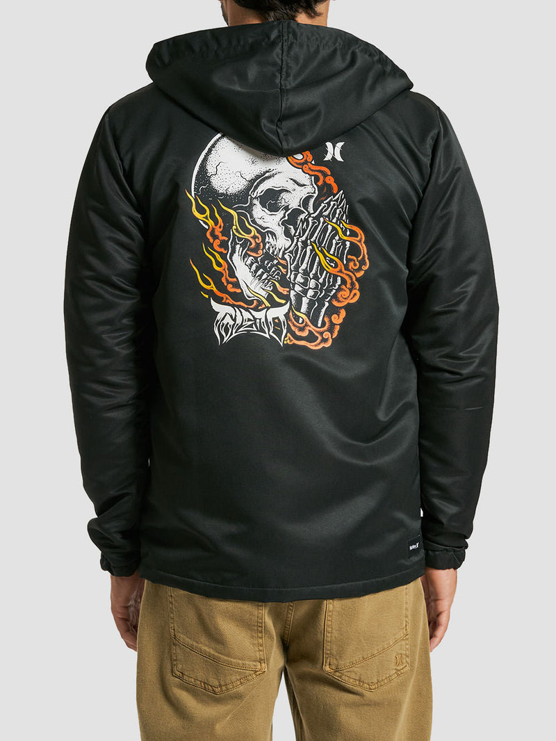 Jaqueta Hurley Windbreaker Toledo Prayers Preta