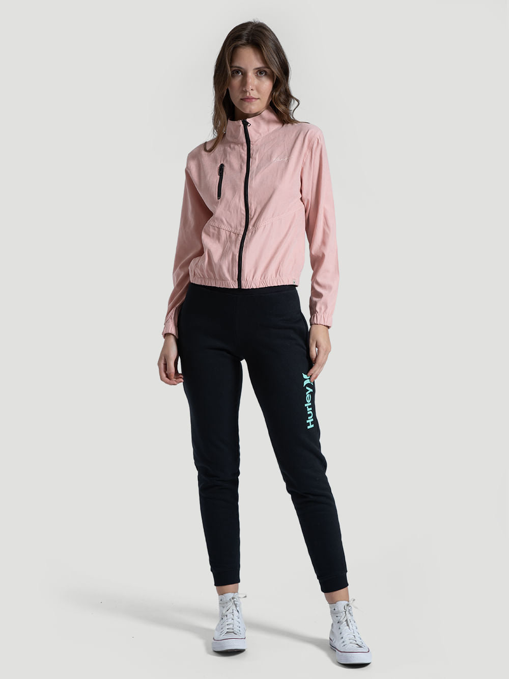 Windbreaker Hurley Extreme Rosa