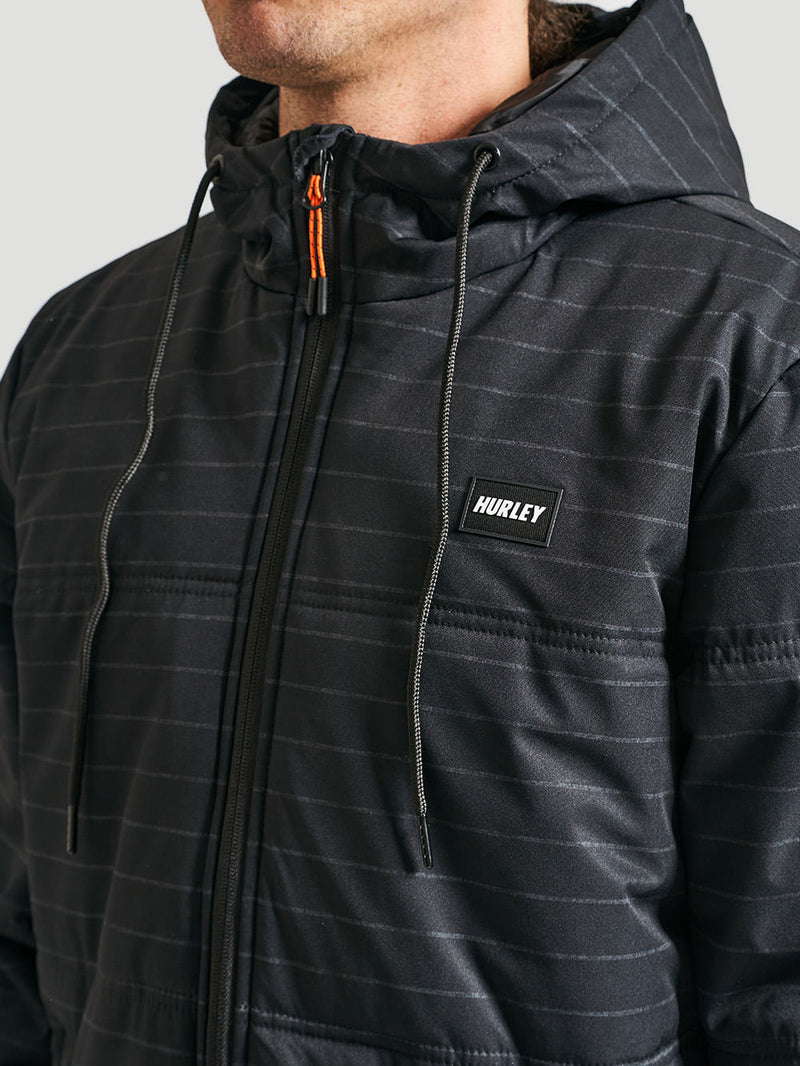 Jaqueta Importada Hurley Vortex Preta