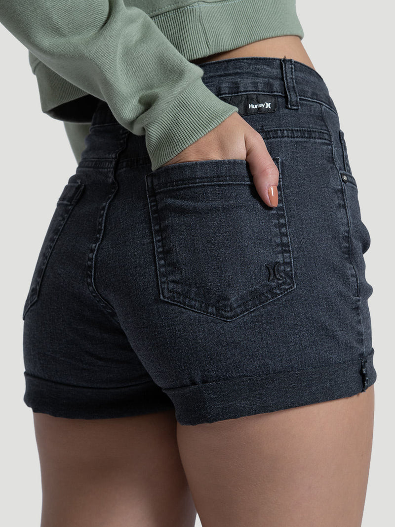 Shorts Jeans Hurley Black