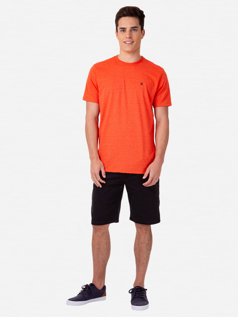 Camiseta Hurley Mini Icon Mescla Vermelho