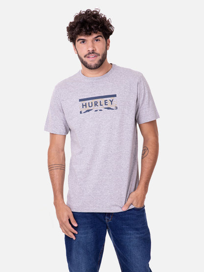 Camiseta Hurley Voice Mescla Cinza