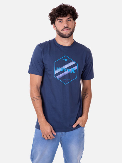 Camiseta Hurley Hexa Two Marinho