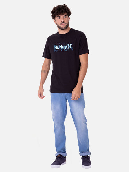 Camiseta Hurley Waves Preta