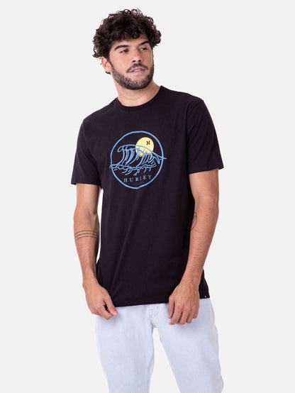 Camiseta Hurley Wave Two Preta