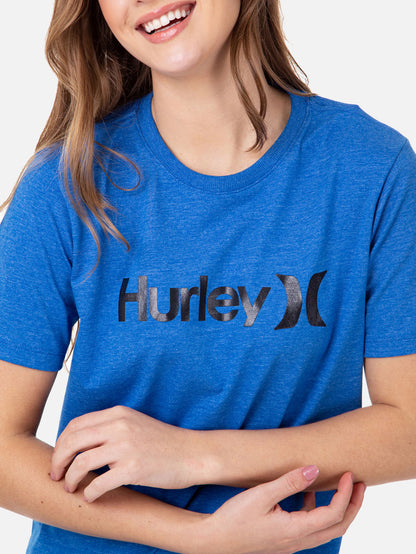 Camiseta Hurley Transfer Mescla Azul