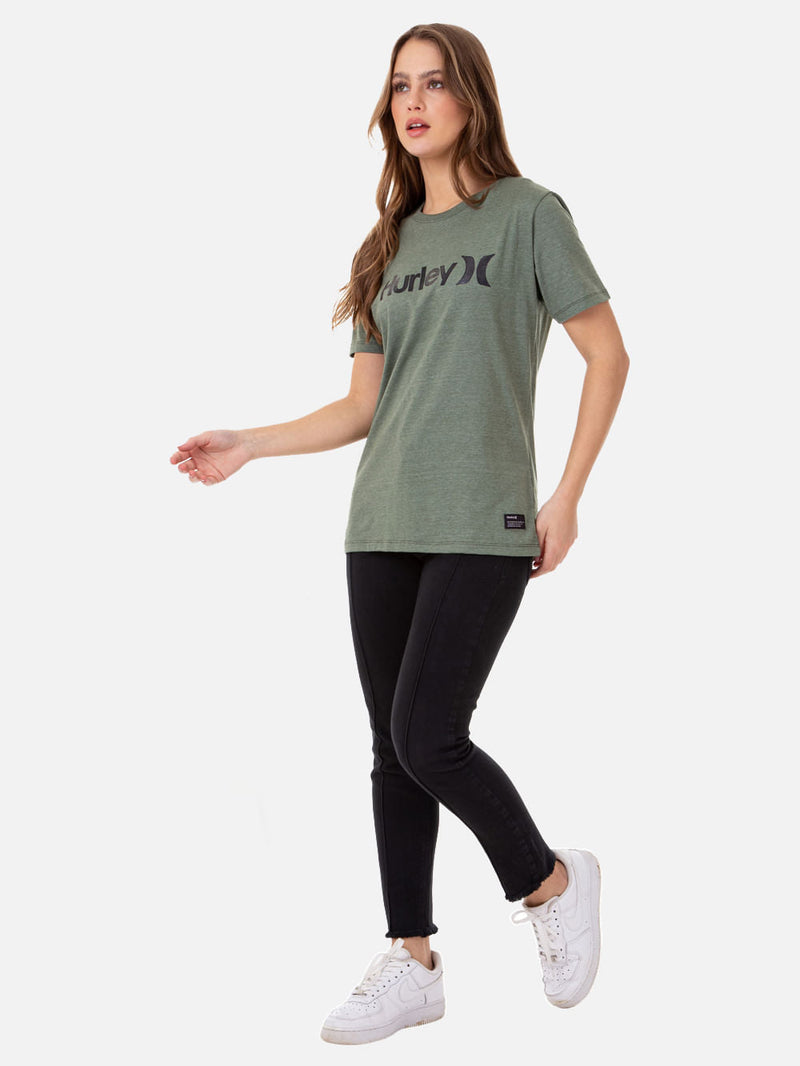 Camiseta Hurley Transfer Mescla Verde