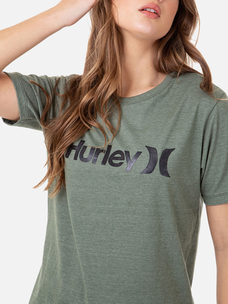 Camiseta Hurley Transfer Mescla Verde