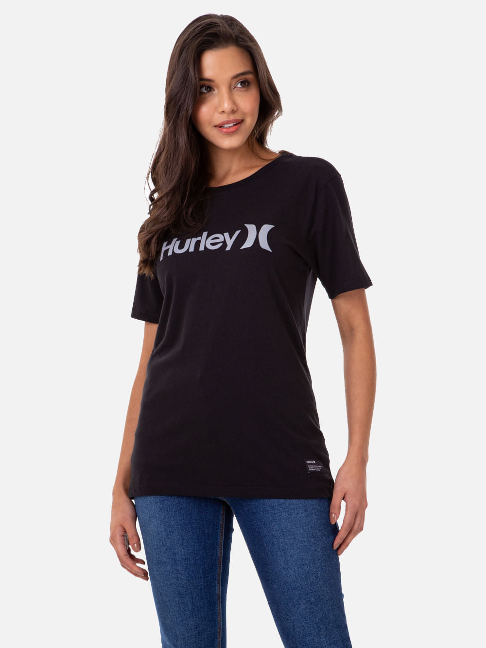 Camiseta Hurley Transfer Preta