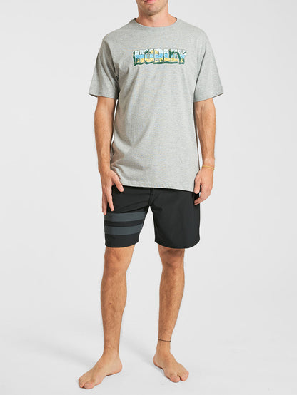 Camiseta Hurley Vacation Mescla Cinza