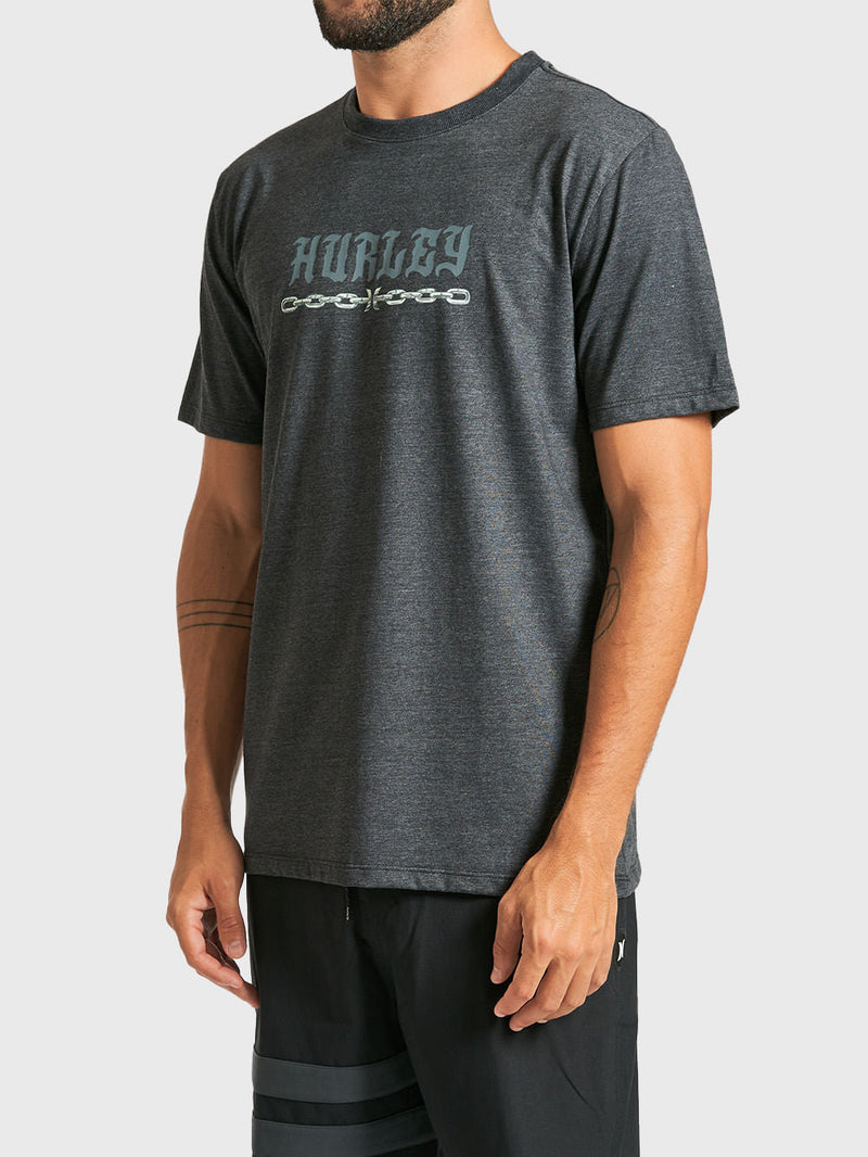 Camiseta Hurley Locals Mescla Preto