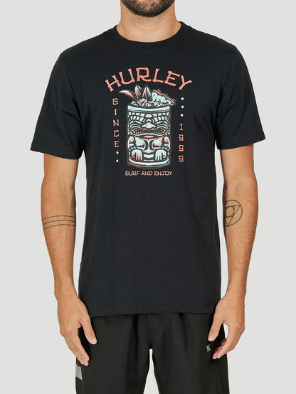 Camiseta Hurley Tiki Drink Preto