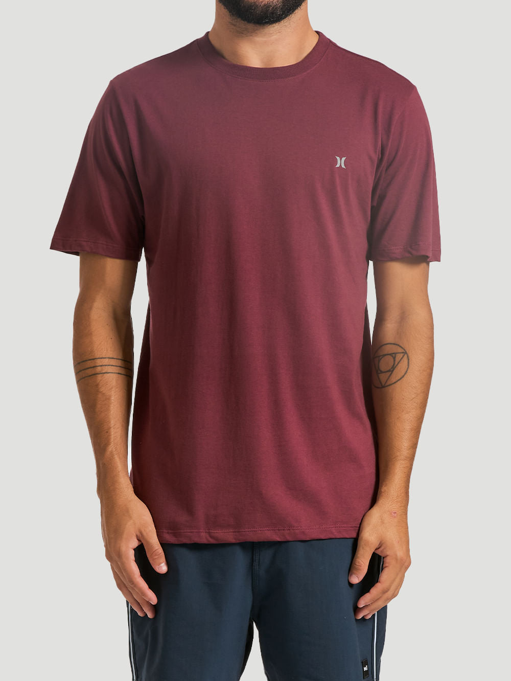 Camiseta Hurley Mini Icon Vinho