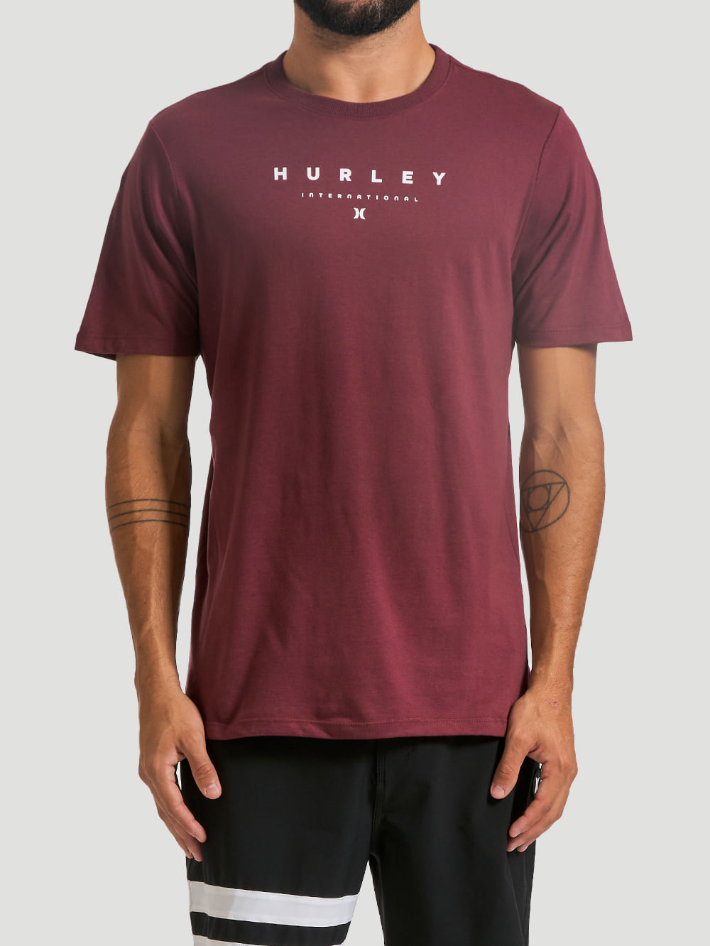 Camiseta Hurley Aquarela Vinho