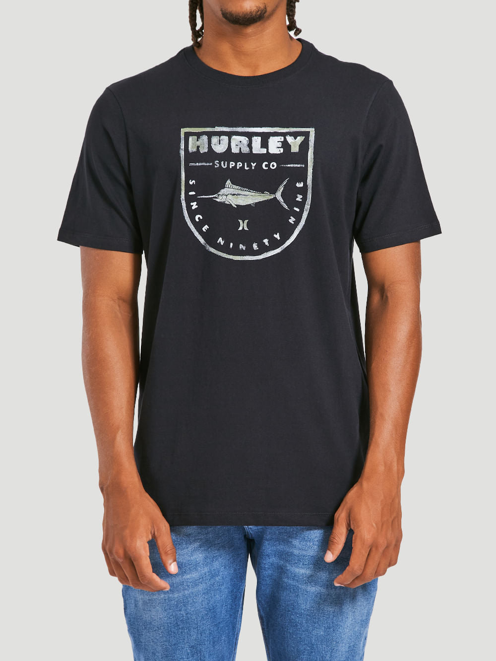 Camiseta Hurley Marlin Preto