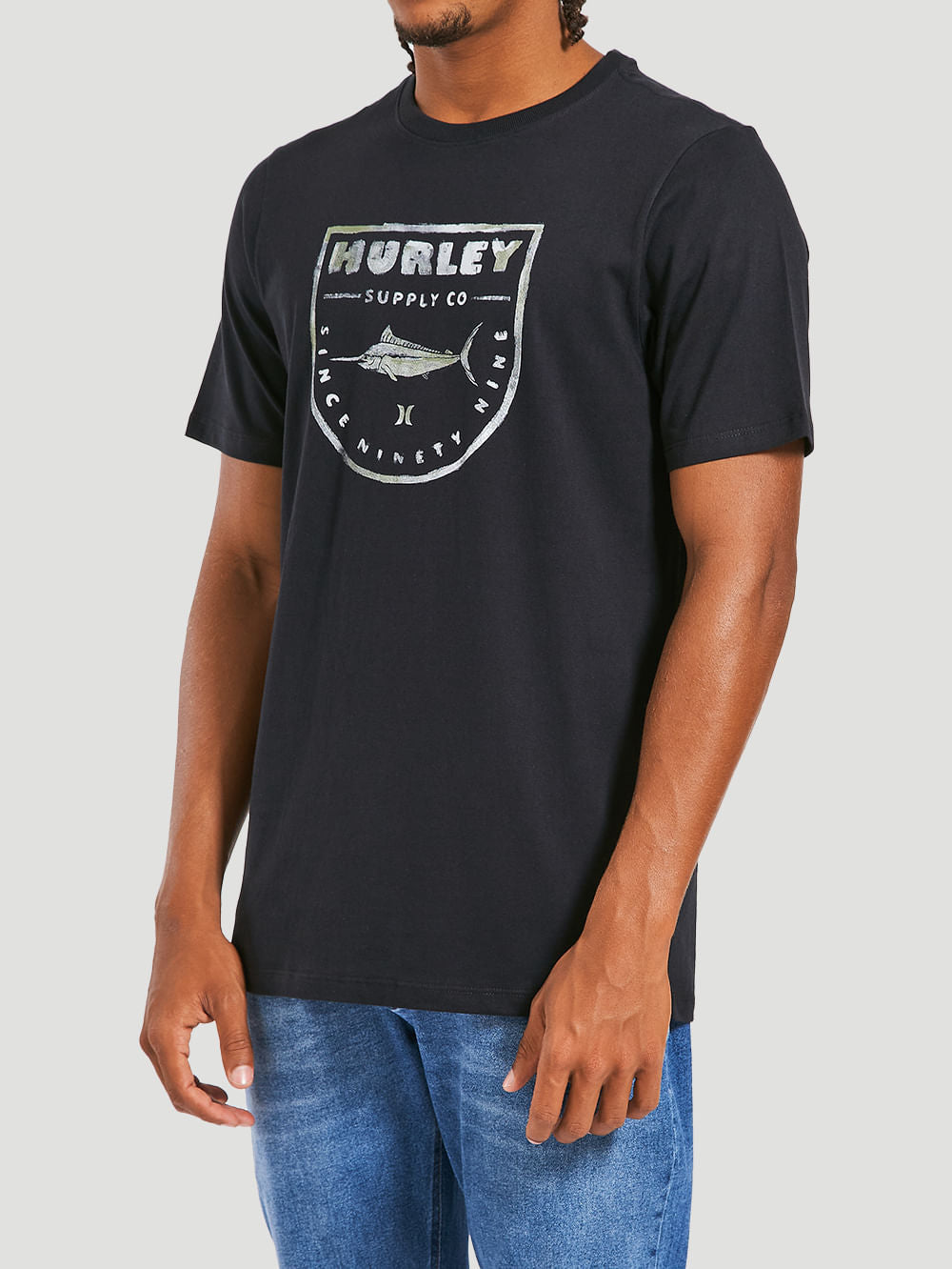 Camiseta Hurley Marlin Preto