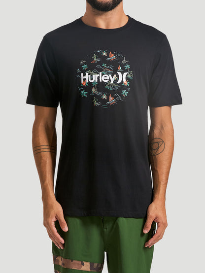 Camiseta Hurley Paradise Preto