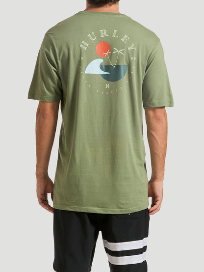 Camiseta Hurley Sunny Day Militar