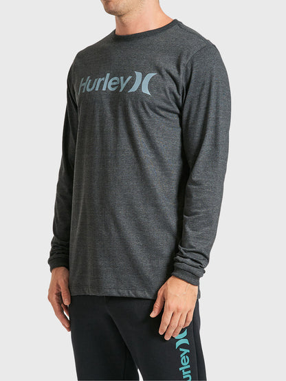 Camiseta Hurley O&O Solid Mescla Preto