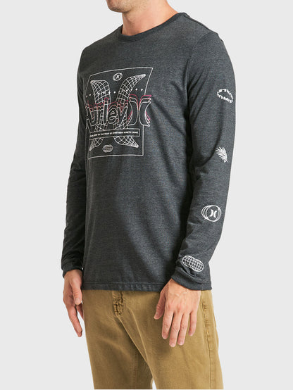 Camiseta Hurley Future Mescla Preto