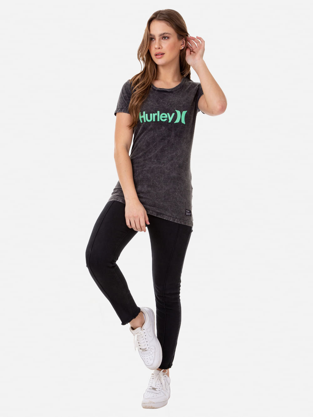 Camiseta Especial Hurley Wash Chumbo