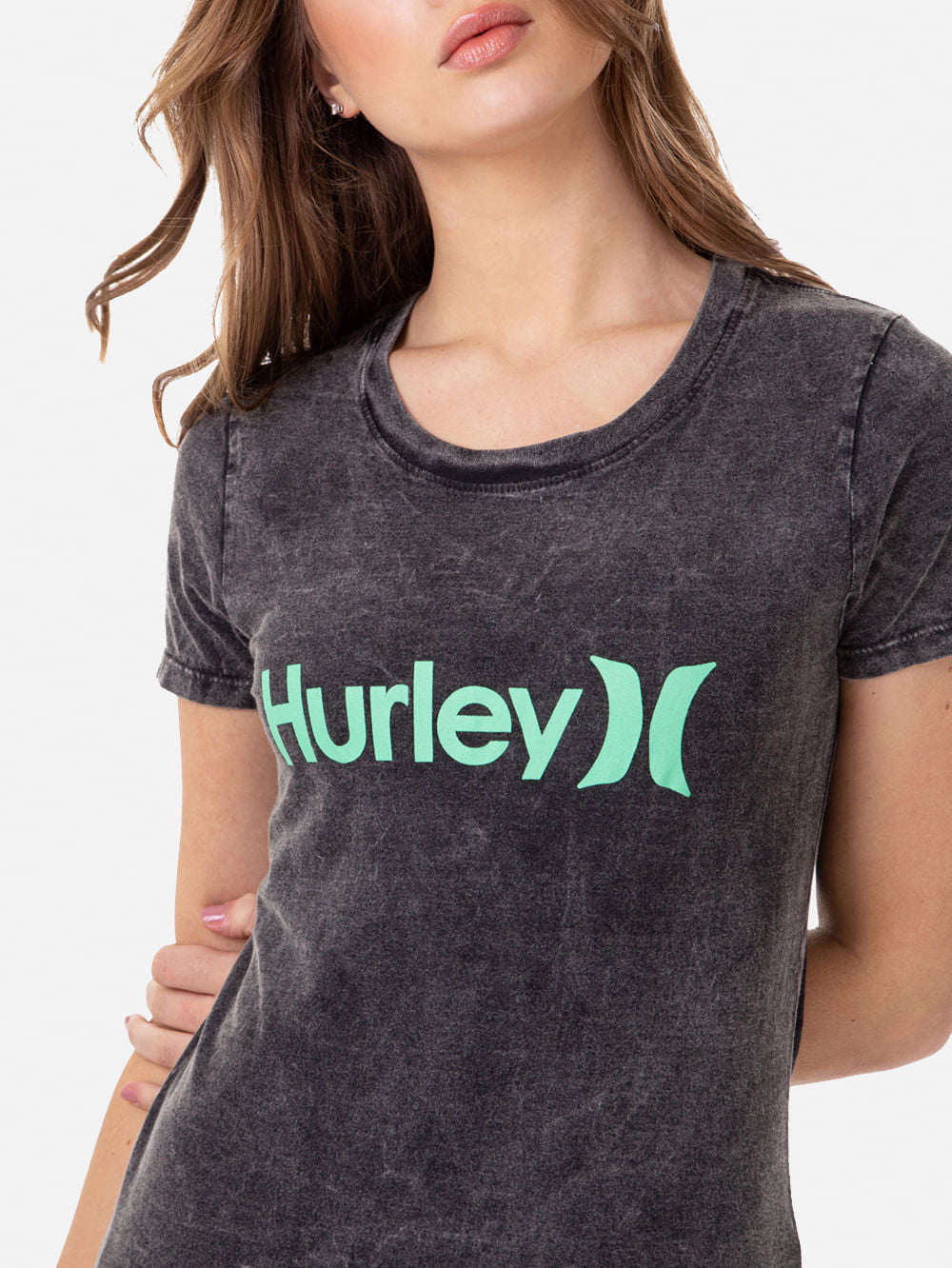 Camiseta Especial Hurley Wash Chumbo