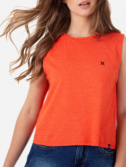 Blusa Hurley Heat Mescla Vermelho