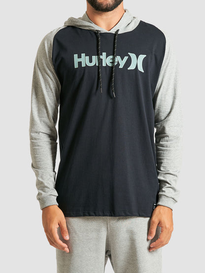 Camiseta Manga Longa Especial Hurley One&Only Preta