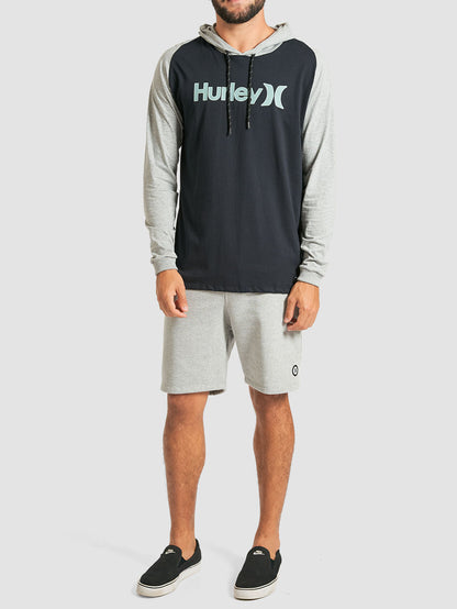 Camiseta Manga Longa Especial Hurley One&Only Preta