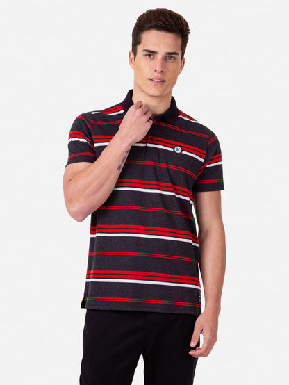 Polo Hurley Cross Preta